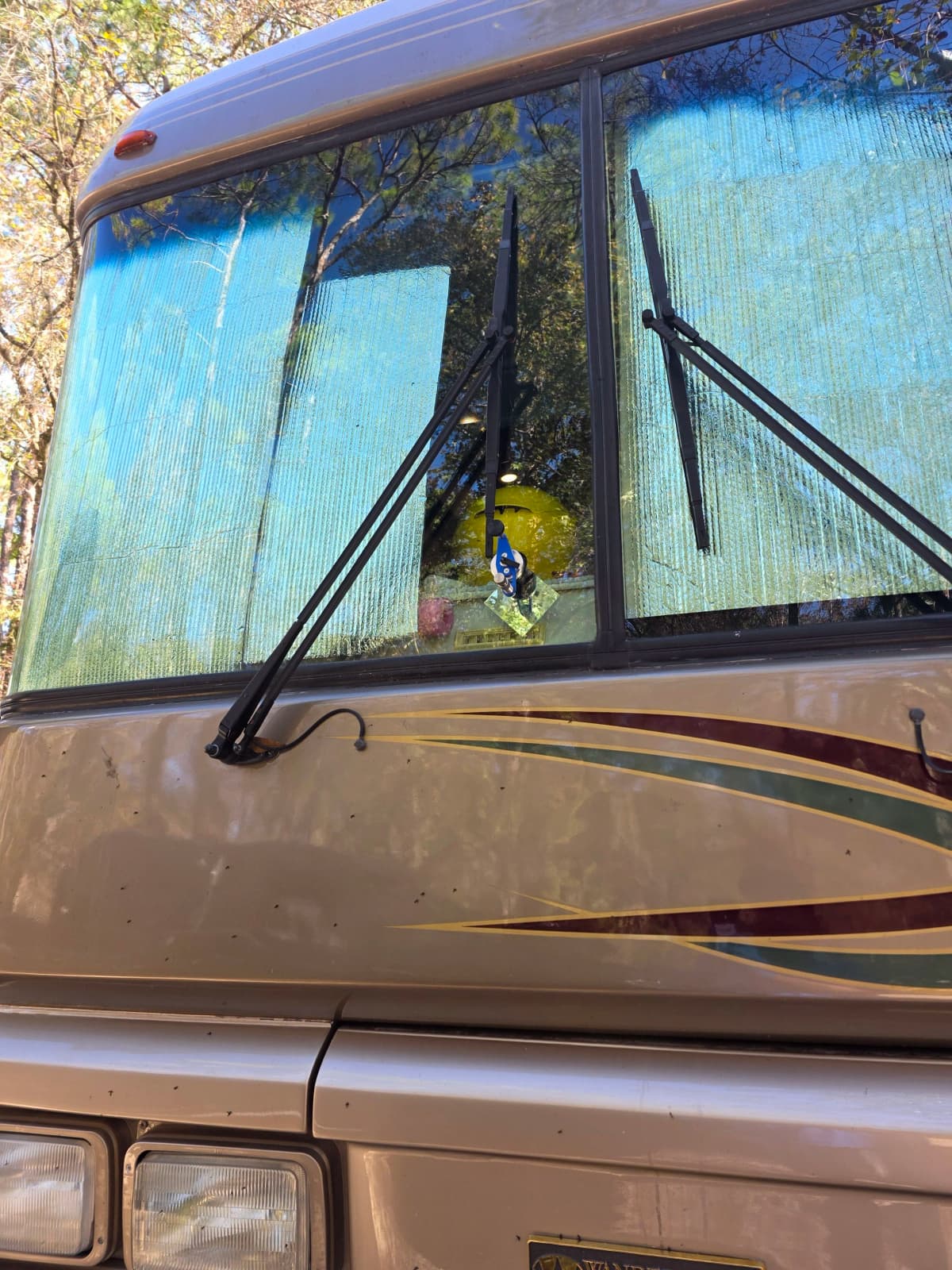 RV motorhome windshield chip repair on-site, mobile service in Citrus County FL